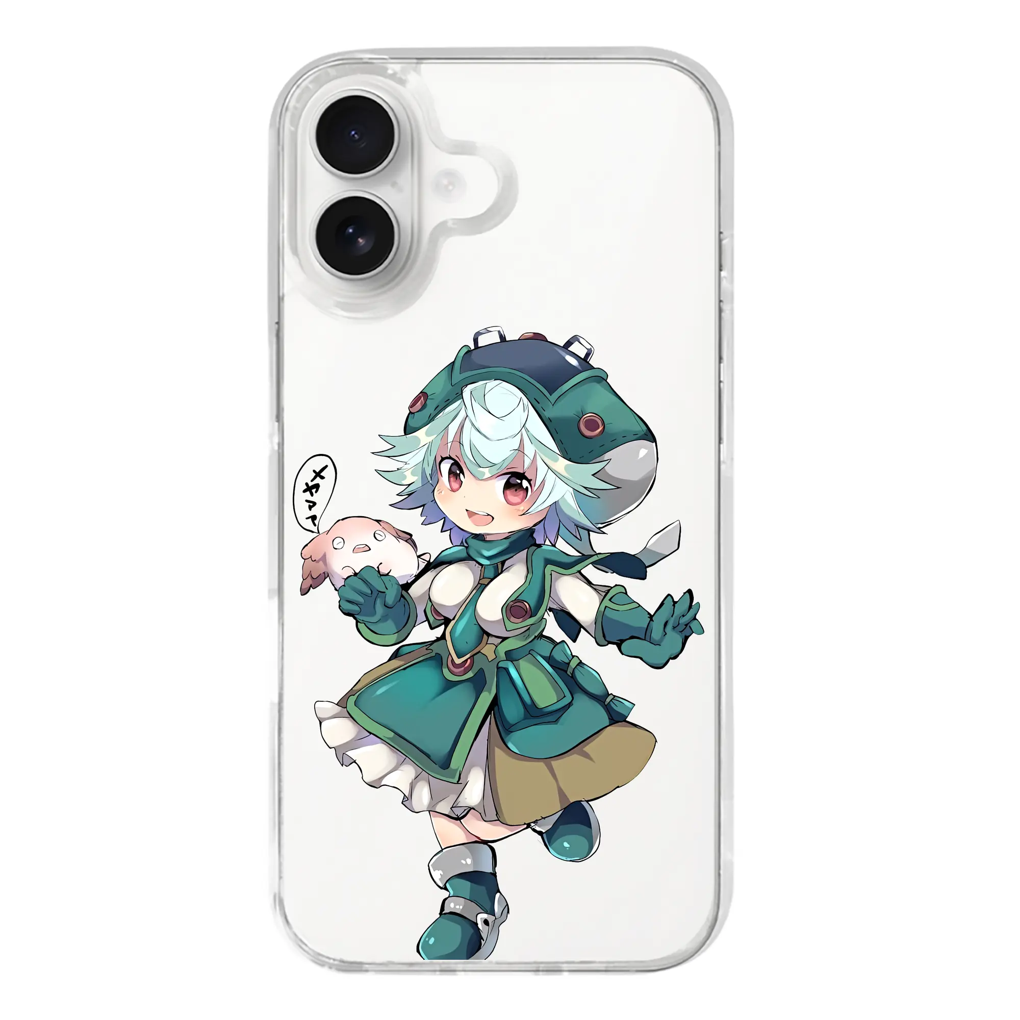 メイドインアビス グッズ,プルシュカ - iPhone 17シリーズ 透明スマホケース – 薄型・耐衝撃・精密フィット保護カバー